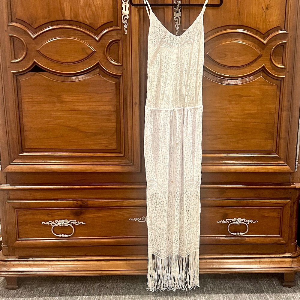 NWOT PILYQ Maxi White Cover Up Size Small